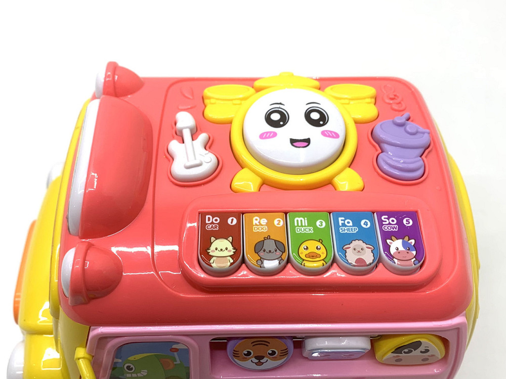 Музичний автобус TK Group українське озвучування казки пісні вірші сортер Блакитний (10891) Чернигов - изображение 8