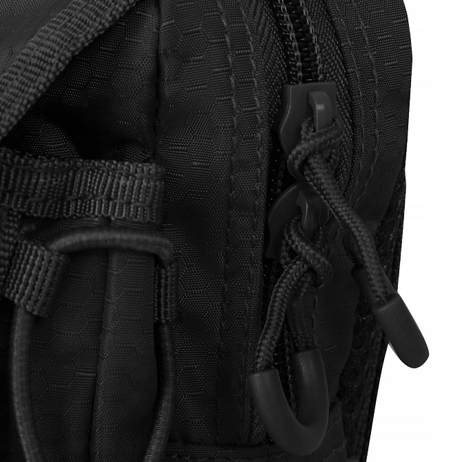 Універсальний Підсумок на пояс 0.5 літрів із системою Molle Mil-Tec "HEXTAC" (13485002) Black Нововолинськ - фото 9