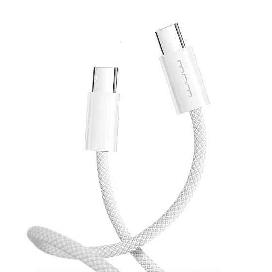 Кабель Type-C PD 60W білий Київ