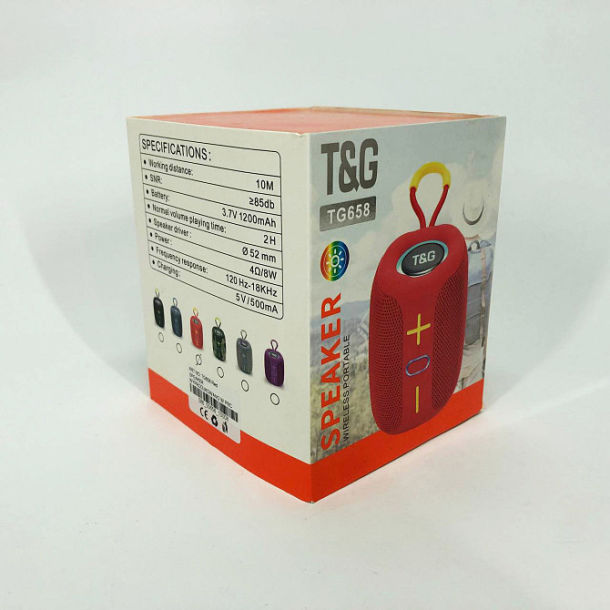 Мощная колонка блютуз с подсветкой TG658, Колонка для дома и улицы, Блютуз-колонка HM-914 с usb-портом Киев - изображение 7