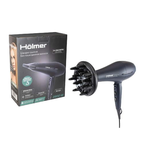 Фен для волосся 2600W HHD-260I PRO Holmer Житомир