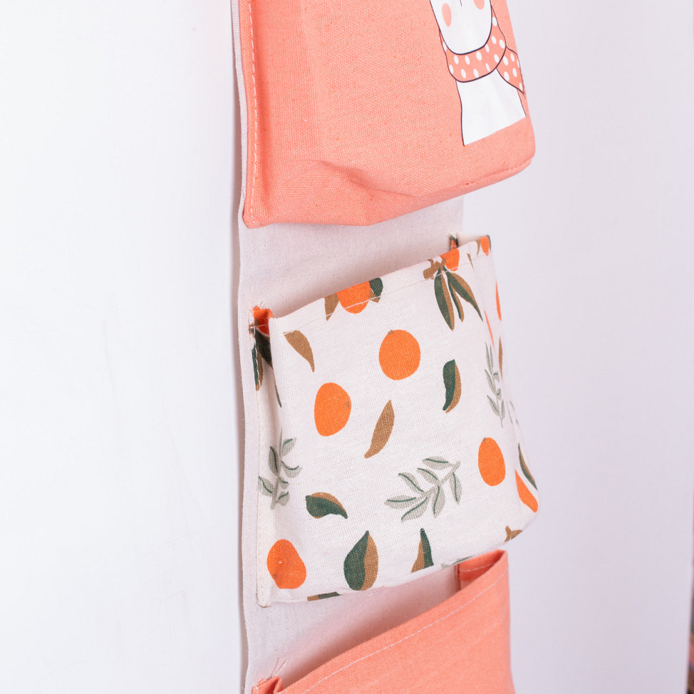 Yiwu Підвісний органайзер на 5 відділень 20×58 (см) Рожевий HP-41-13P Київ - фото 3