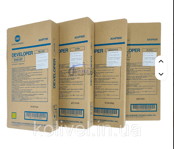 Девелопер DV610M пурпурний bizhub PRO C5501 / С6501 / C6500 / C5500 Киев - изображение 2