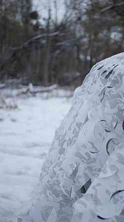 Зимова маскувальна сітка Militex Зимовий мультикам 2х5м (площа 10 кв.м.). Маскувальна сітка біла Київ