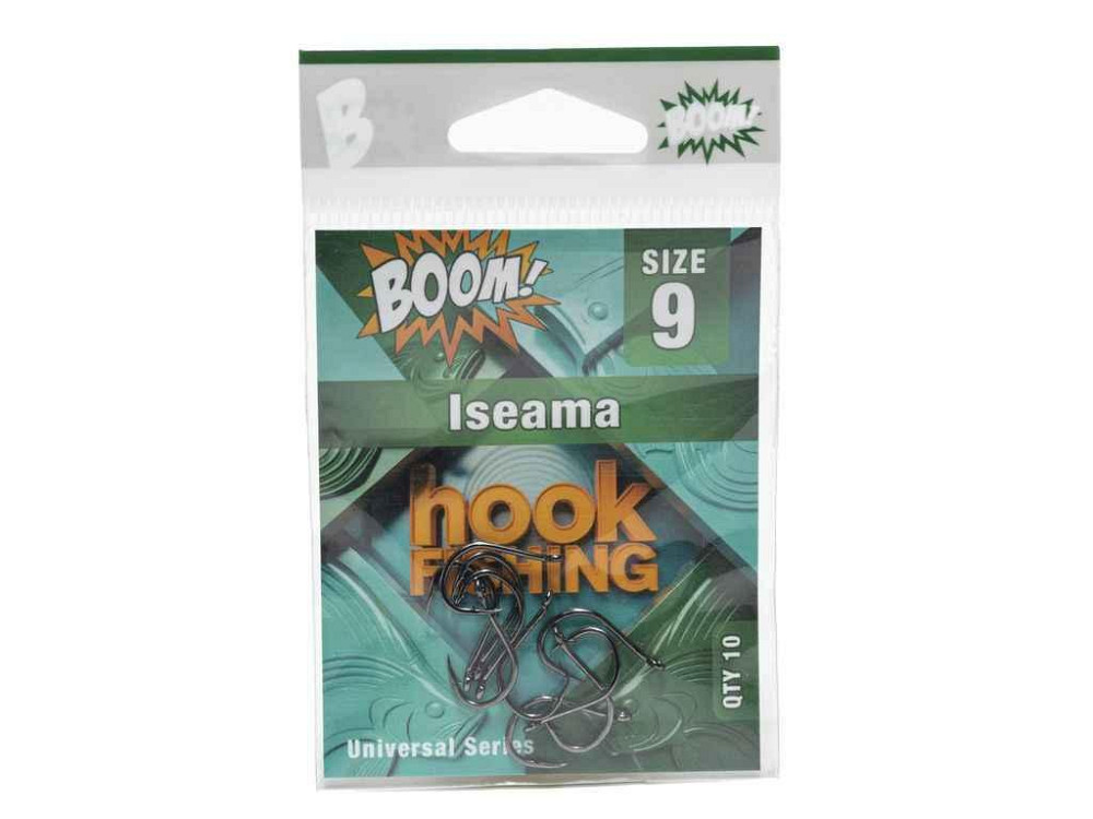 Гачок для мирної риби Iseama №9 (10 шт/уп) (BN) ТМ BOOM Київ - фото 1