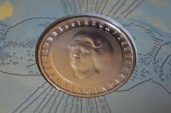 Нідерланди 50 гульденів,1998 рік Вестфальський мир .Срібло 925 пр,25 гр.Пруф. Полтава