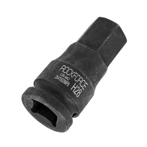 Головка-бита ударна 6-гранна 28 мм, 3/4" ROCKFORCE RF-26410028MPB Одеса