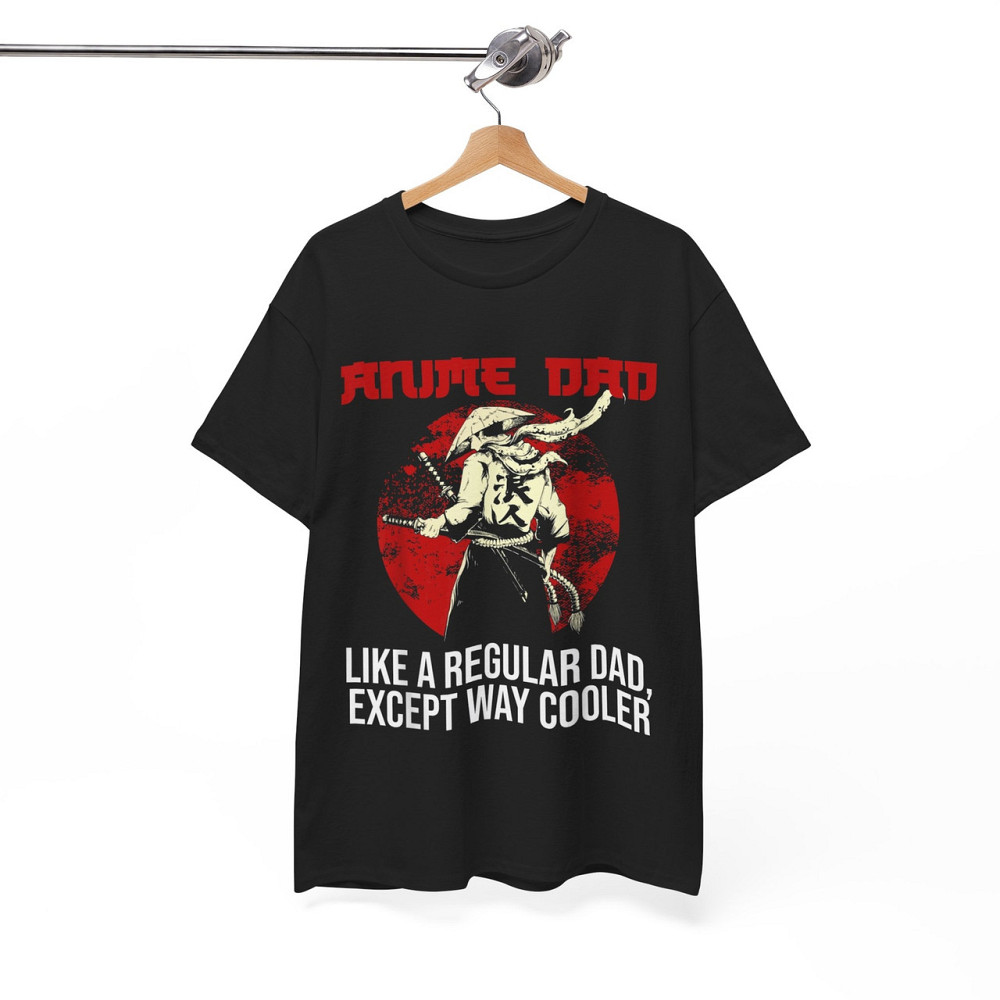 Футболка чоловіча з аніме принтом Аніме Дад Ліке Регулар оверсайз (S/M/L) Чорний AnimeJ0473 Дніпро - фото 6