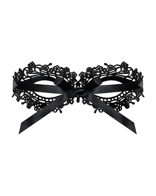 (SALE) Кружевная маска Obsessive A710 mask, единый размер, черная Sex Aura Киев - изображение 3