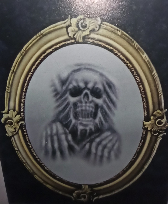 Велика наліпка на дзеркало Скелет Halloween 37 на 28 см Київ - фото 3