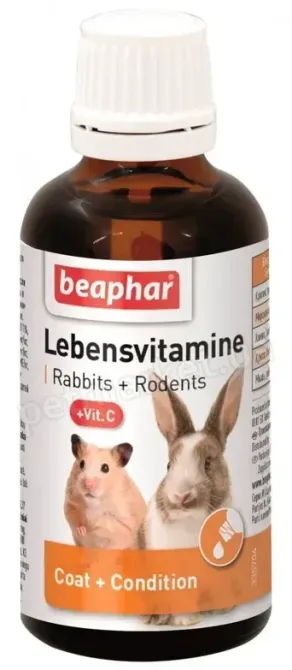 Витаминная добавка Lebensvitamine для грызунов и кроликов 50 мл, Beaphar Винница - изображение 1