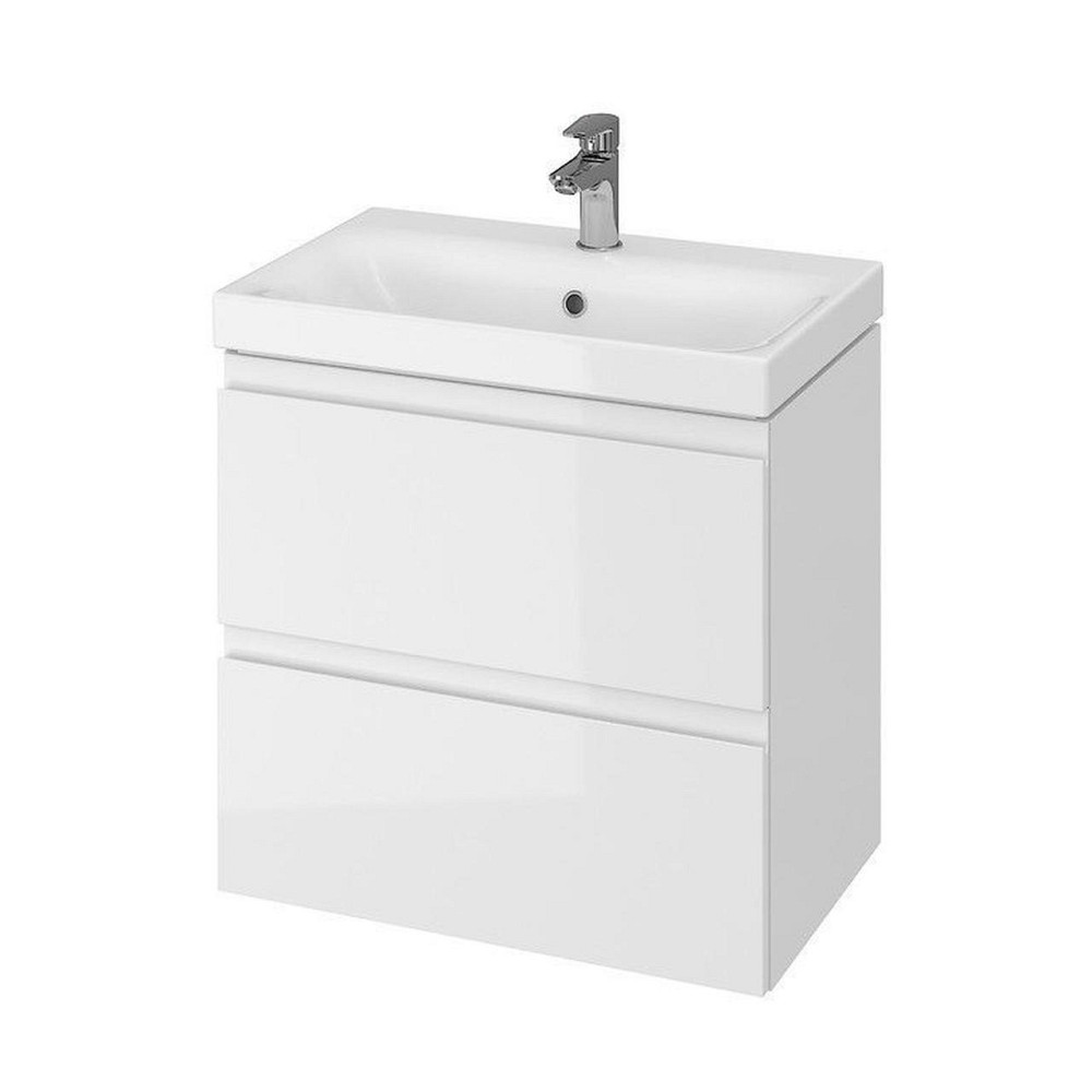 CET B04 MODUO SLIM шкафчик с умывальником MODUO SLIM 60 белый Киев - изображение 1