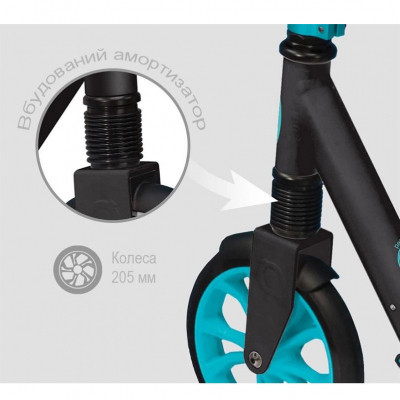 Самокат Globber NL500-205 Чорно-червоний (684-102-2) Вінниця - фото 7