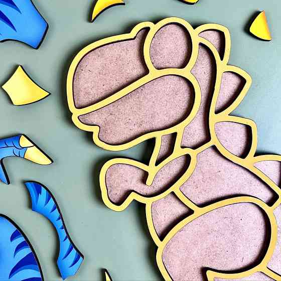 Деревянный пазл-вкладыш 