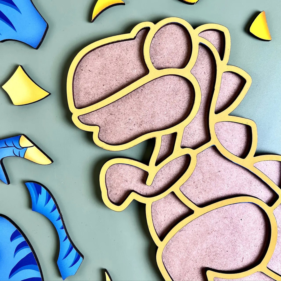 Деревянный пазл-вкладыш 