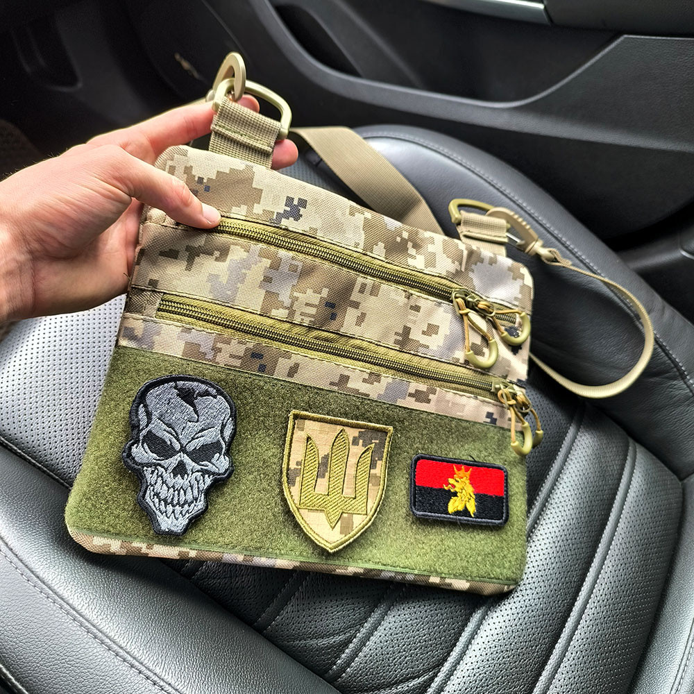 Сумка пояс плечо мужская тактическая, Рюкзак через плечо военная барсетка Сумка через военная NR-49 Львов - изображение 6