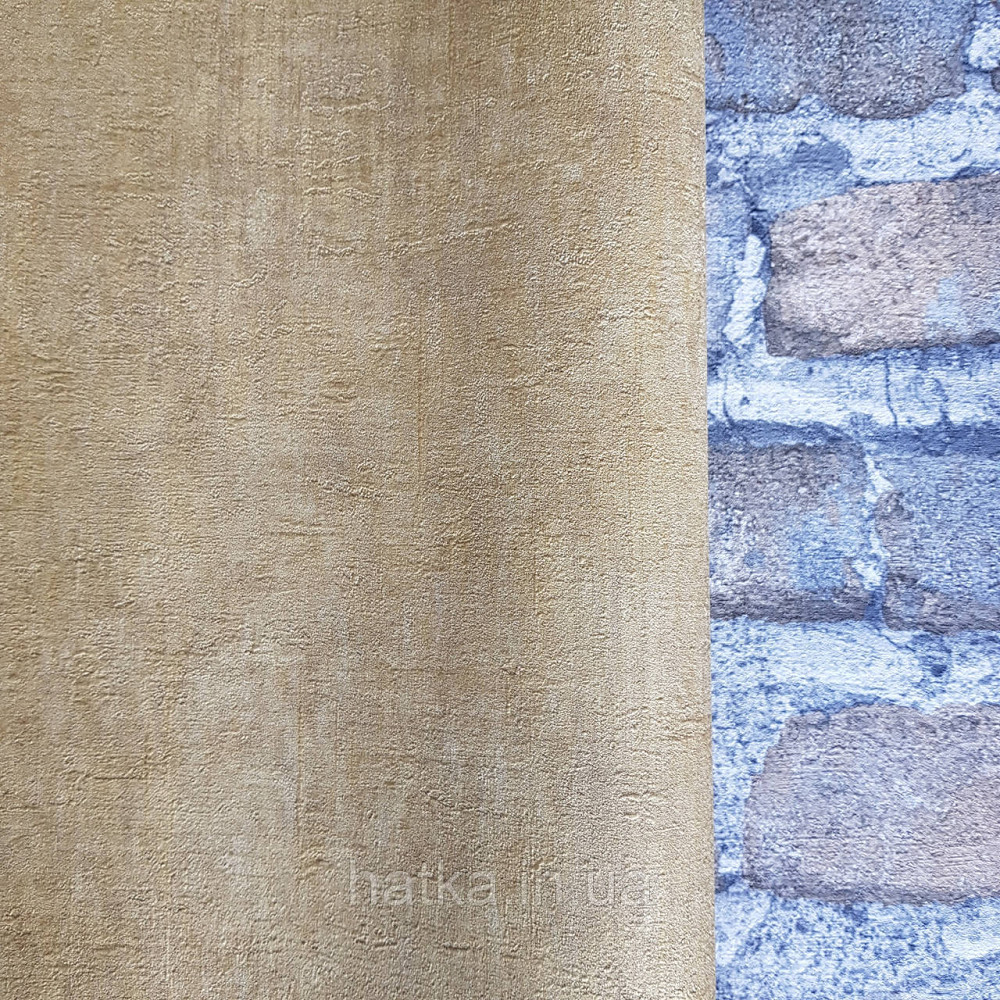 Шпалери вінілові на флізелін Rasch Factory 0.53х10,05 під штукатурку під бетон жовті золотисті 429312 Київ - фото 2