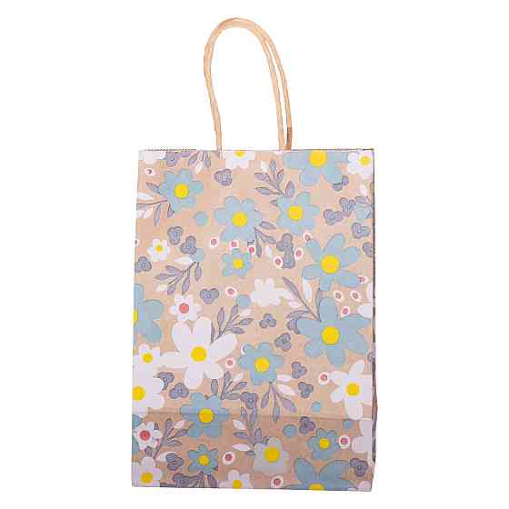 Yiwu Набір подарункових крафтових пакетів з паперу 12 (шт.) гарні пакети для подарунків 15×8×21 Коломия