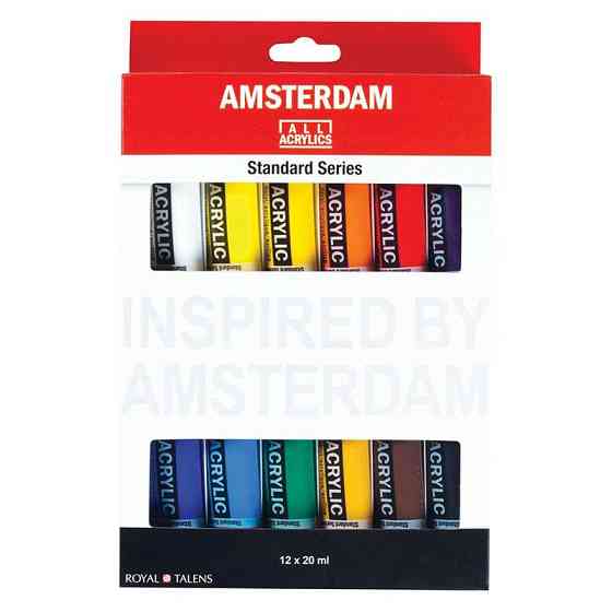 Набор акриловых красок AMSTERDAM STANDARD 12х20мл Киев