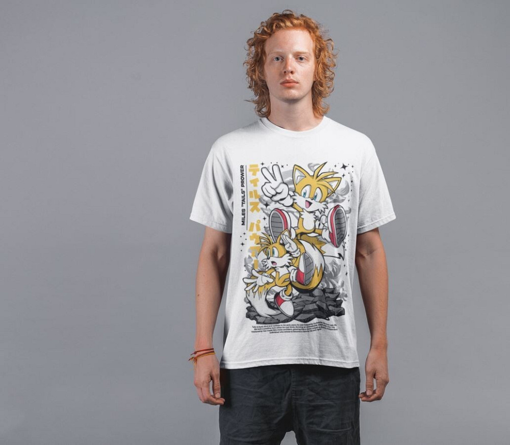 Футболка аниме Схадов Хедгехог Хероес Соник оверсайз (S/M/L) Черний AnimeJ1083 Днепр - изображение 3