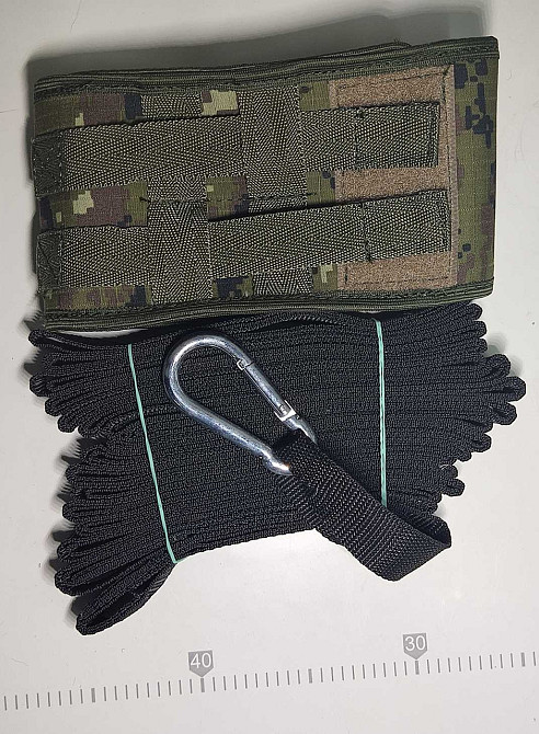 Євакуаційна стропа з карабіном, 6 метрів підвійна в чохлі для аварійно-рятувальних робіт МНС та ЗСУ Одеса - фото 15