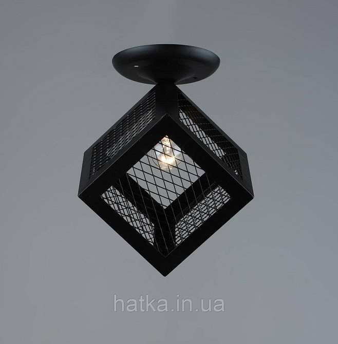 Люстра в стилі лофт Sirius B N5523/1H BK чорна Київ - фото 1