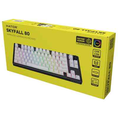 Клавиатура Hator Skyfall 80 Wireless Black/White (HTK3180UA) Винница