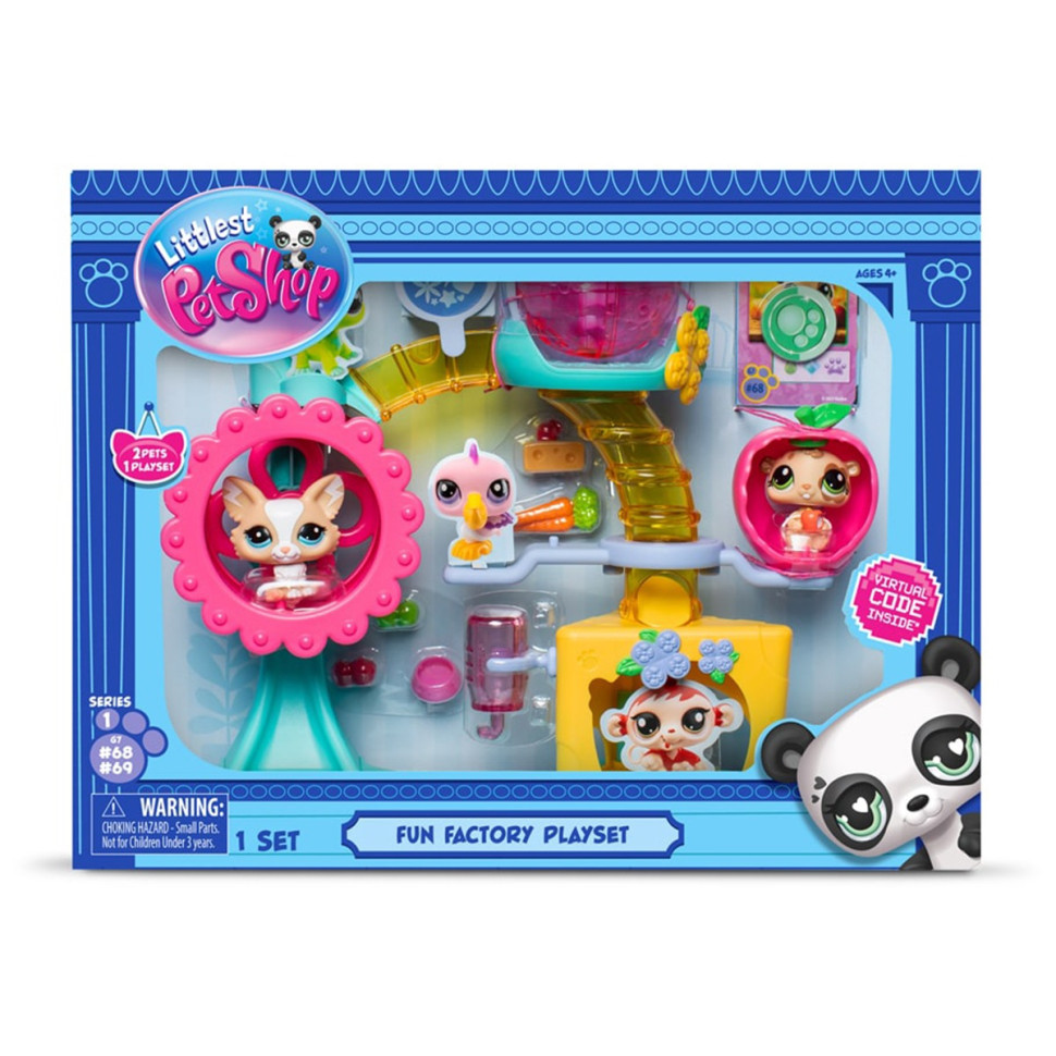 Ігровий набір "Фабрика Розваг" Littlest Pet Shop 00519 аксесуари та 2 фігурки, фабрика Вінниця - фото 1
