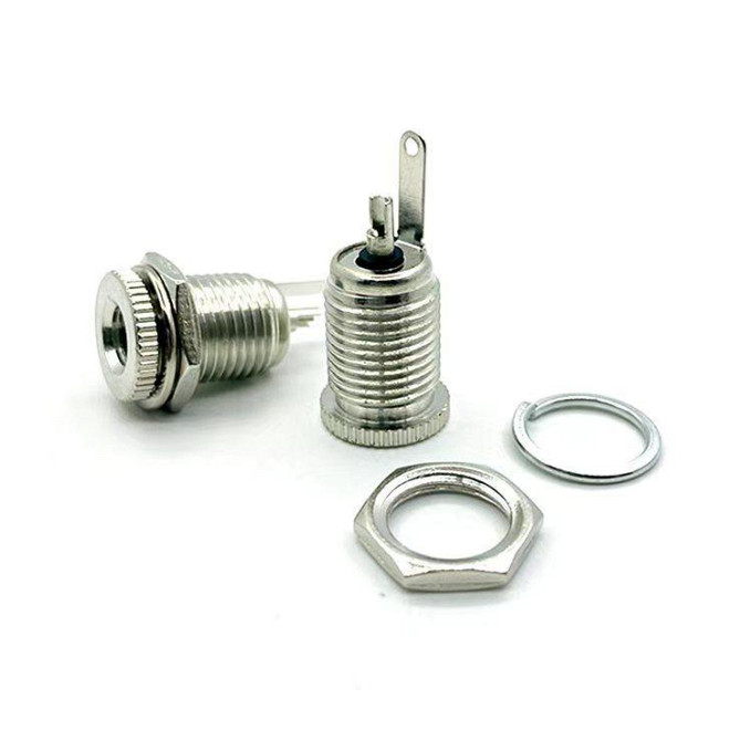 Разъем питания DC099 с резьбой, 5 шт, металл Киев - изображение 6