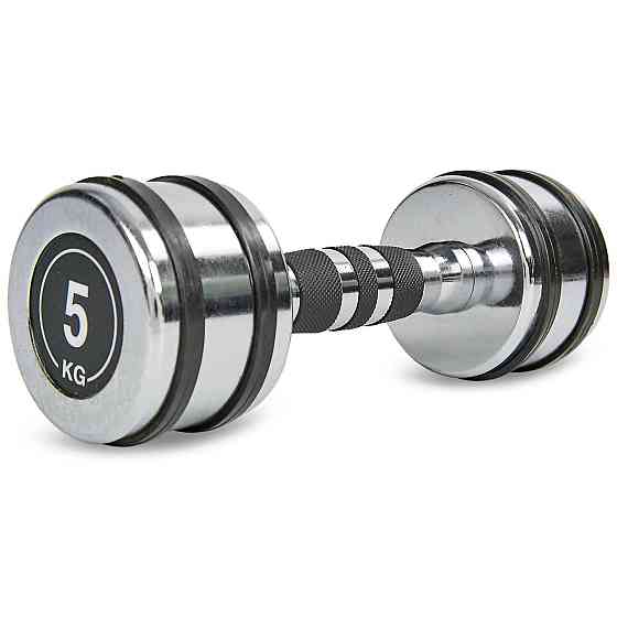 Гантель 5 кг хромована Zelart-8232-5 Київ