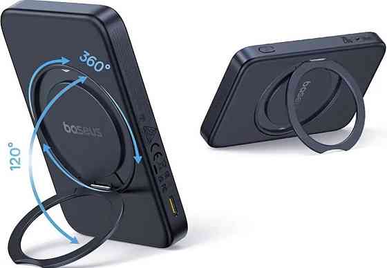 Павербанк Baseus PicoGo Power Bank Qi2 5000mAh 20W. Харків