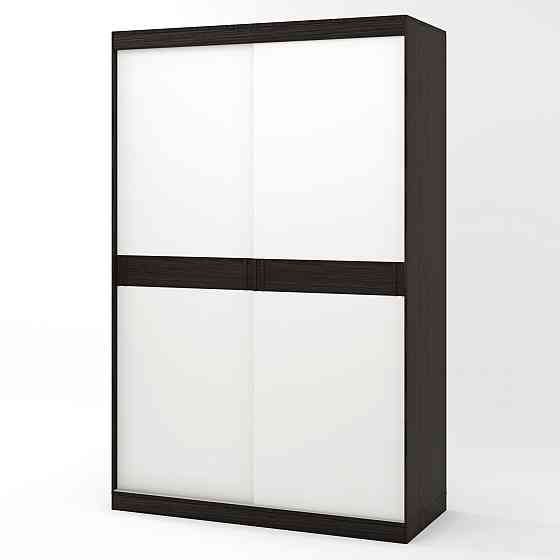 Шкаф-купе Эверест Соната 1400 двухдверный 140х60х217 венге темный+белый (DTM-2394) Львов