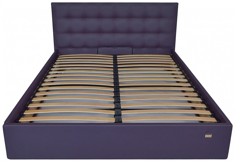 Кровать Двуспальная Chester Comfort 160 х 190 см Madrit -0965 С подъемным механизмом и нишей для белья Фиолетовый Киев - изображение 2