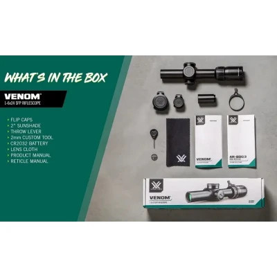 Оптичний приціл Vortex Venom 1-6x24 SFP AR-BDC3 MOA (VEN-1601) (930667) Вінниця - фото 2