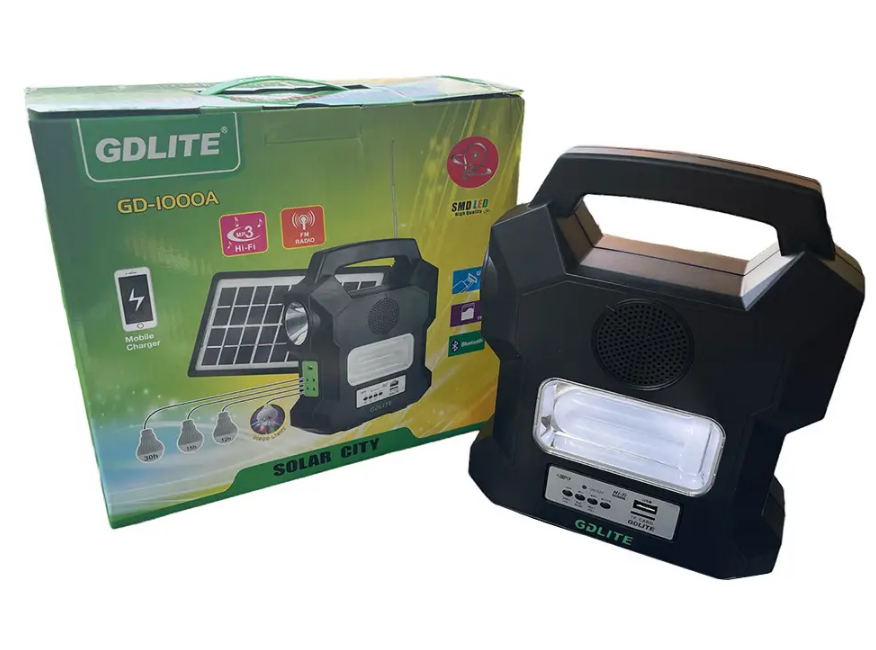Ліхтар на сонячній батареї та зарядний пристрій з радіо, MP3 та повербанком Днепр - изображение 3