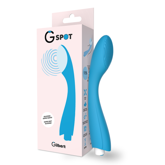 Вибратор для точки G GYLBERT, голубой G-SPOT (Испания) Sex Aura Киев