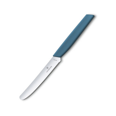 Кухонний ніж Victorinox Swiss Modern TomatoSausage 11см Blue (6.9006.11W2) Вінниця - фото 3
