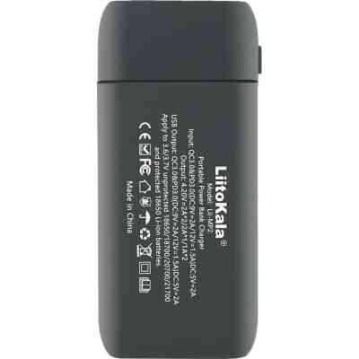 Зарядное устройство для аккумуляторов Liitokala 2 Slots, w func. Powerbank/PD/QC, USB/Type-C, LED disp, 18650/21700 (Lii-MP2) Винница