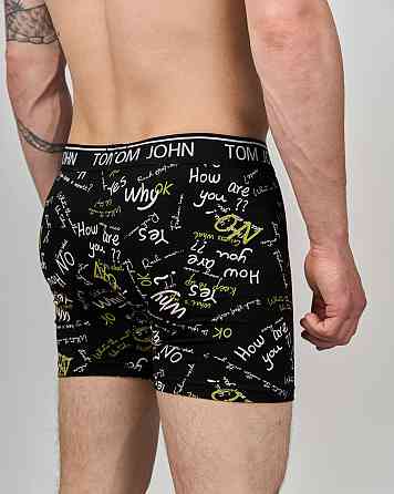 Боксеры мужские Tom John - Мелкие надписи 2200-14 XL Киев