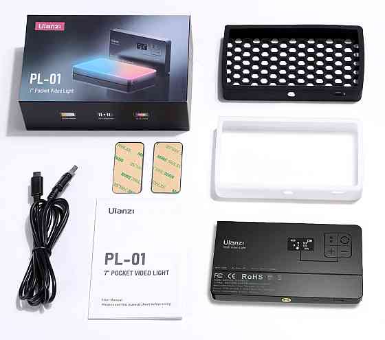 Відеосвітло 7" RGB 2500-9000К 10Вт 4000mA Ulanzi LT-002 Київ