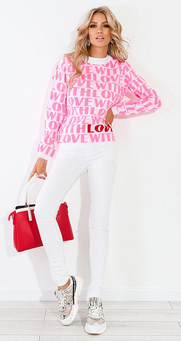 Свитер с буквами (42-46) Киев - изображение 3