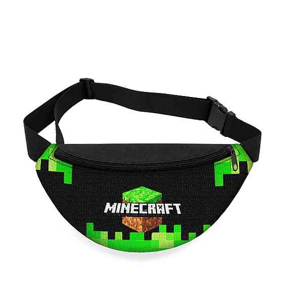 Дитяча сумка-бананка Minecraft 32х15 см на пояс або через плече (5754) Київ