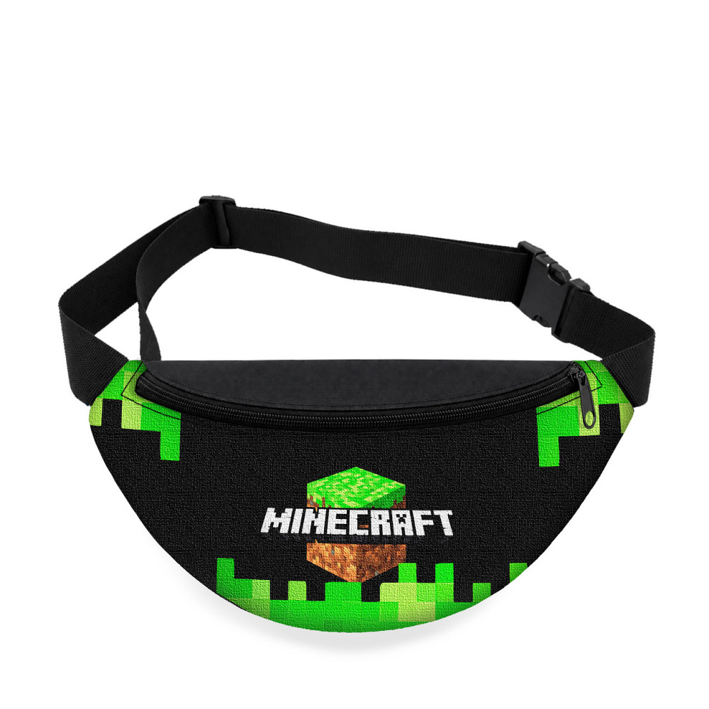 Дитяча сумка-бананка Minecraft 32х15 см на пояс або через плече (5754) Київ - фото 1