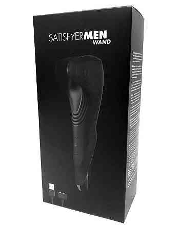 Мастурбатор Satisfyer Men Wand, багатофункціональний, чудово для пар, вібро-мінет Sex Aura Київ