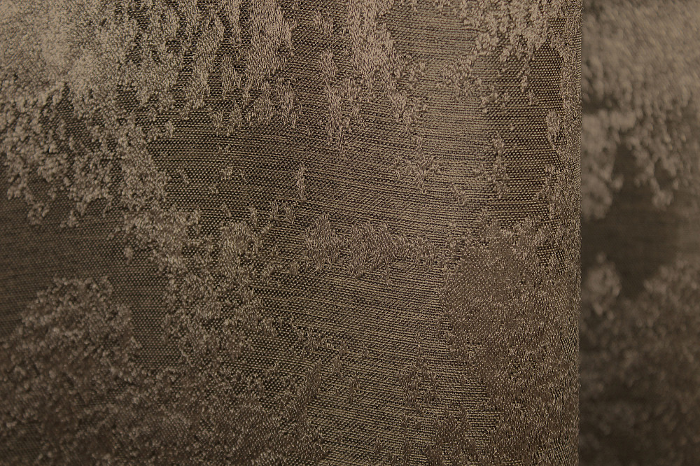 Комплект штор VR-Textil Жаккард Мрамор 100х270 2шт и Тюль 400х270 1203ш-1668т Коричневый с белым 71-119/2 Киев - изображение 7