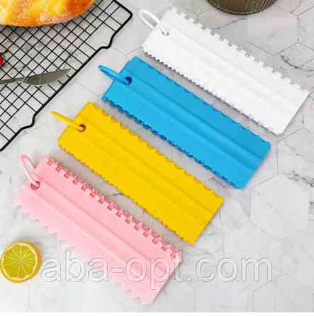 Набір фігурних двосторонніх шпателів 22,5 х 7,5 см Моно (4 шт) Одеса