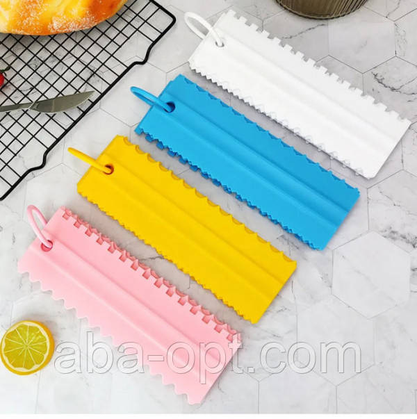 Набір фігурних двосторонніх шпателів 22,5 х 7,5 см Моно (4 шт) Одеса - фото 1