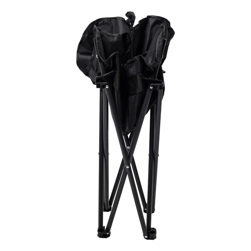 Раскладное туристическое кресло с карманом, черное Киев - изображение 3