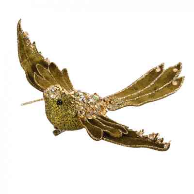 Прикраса декоративна YES! Fun Пташка 21 см Темно-зелена (974964) Вінниця