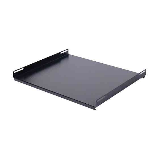 Серверна полиця NVC-600D/SH Black для комутаційної шафи глибиною 600 мм (25-00075) Київ